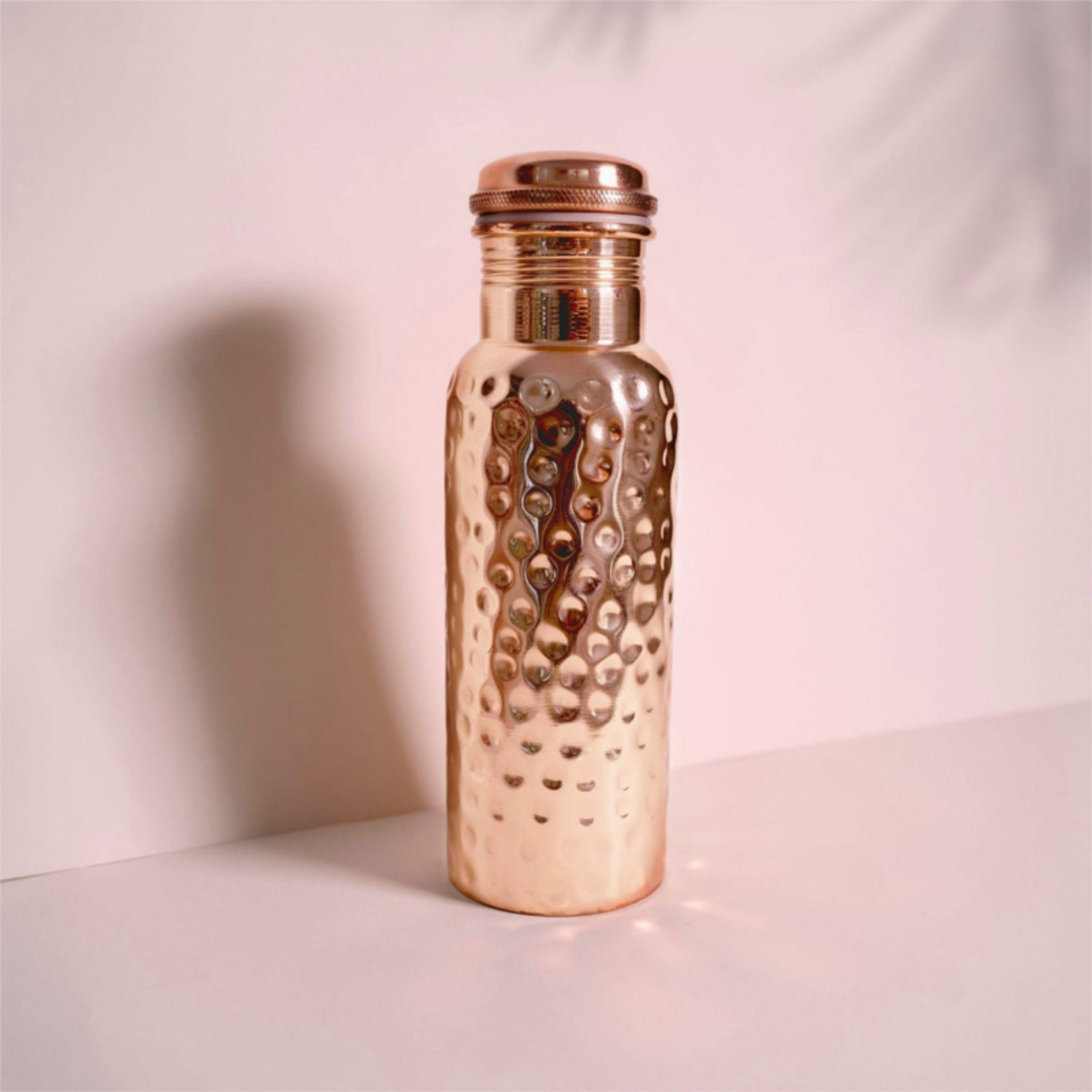 forrest & love forrest & love copper water bottle hammered -  600 ml