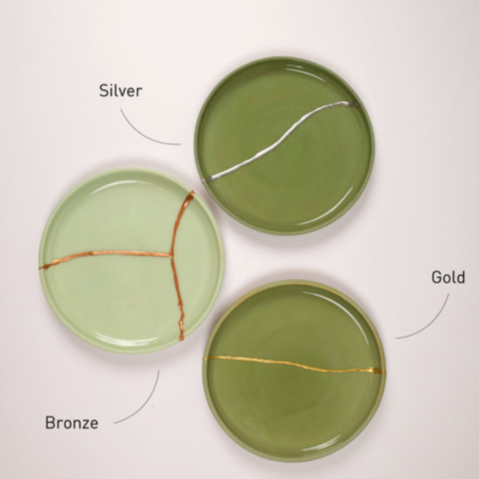 humade humade kintsugi ceramics repair kit - bronze
