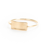 charlotte wooning ring geometry rectangle - goud