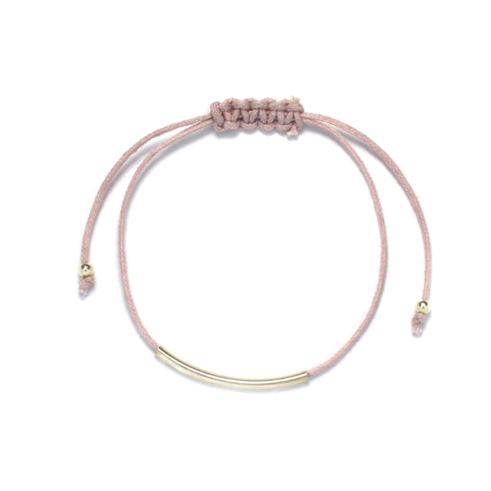 smukwaar smukwaar bracelet dewi - soft pink