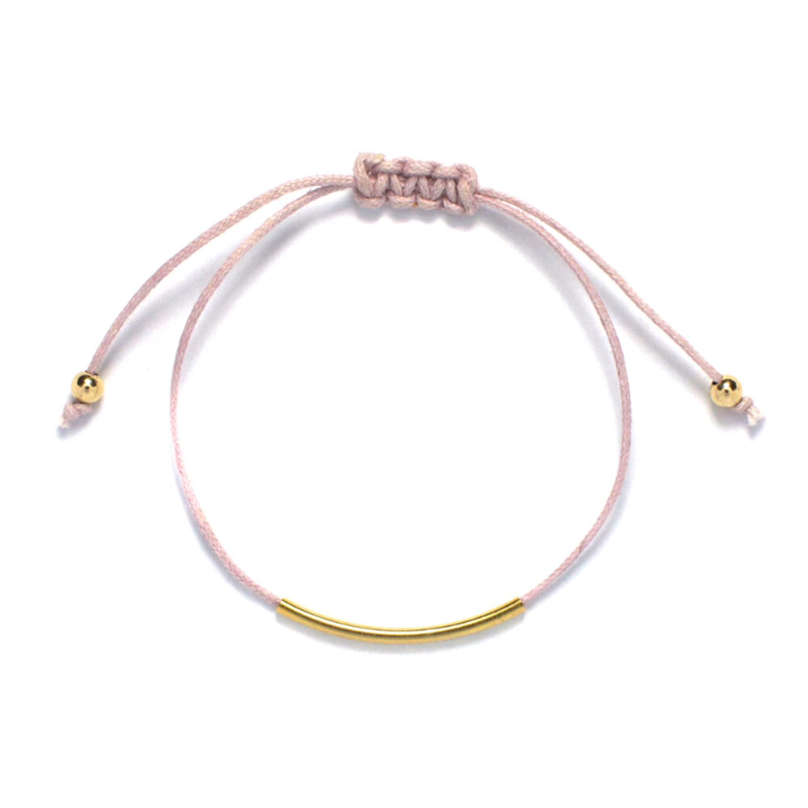 smukwaar smukwaar bracelet dewi - soft pink
