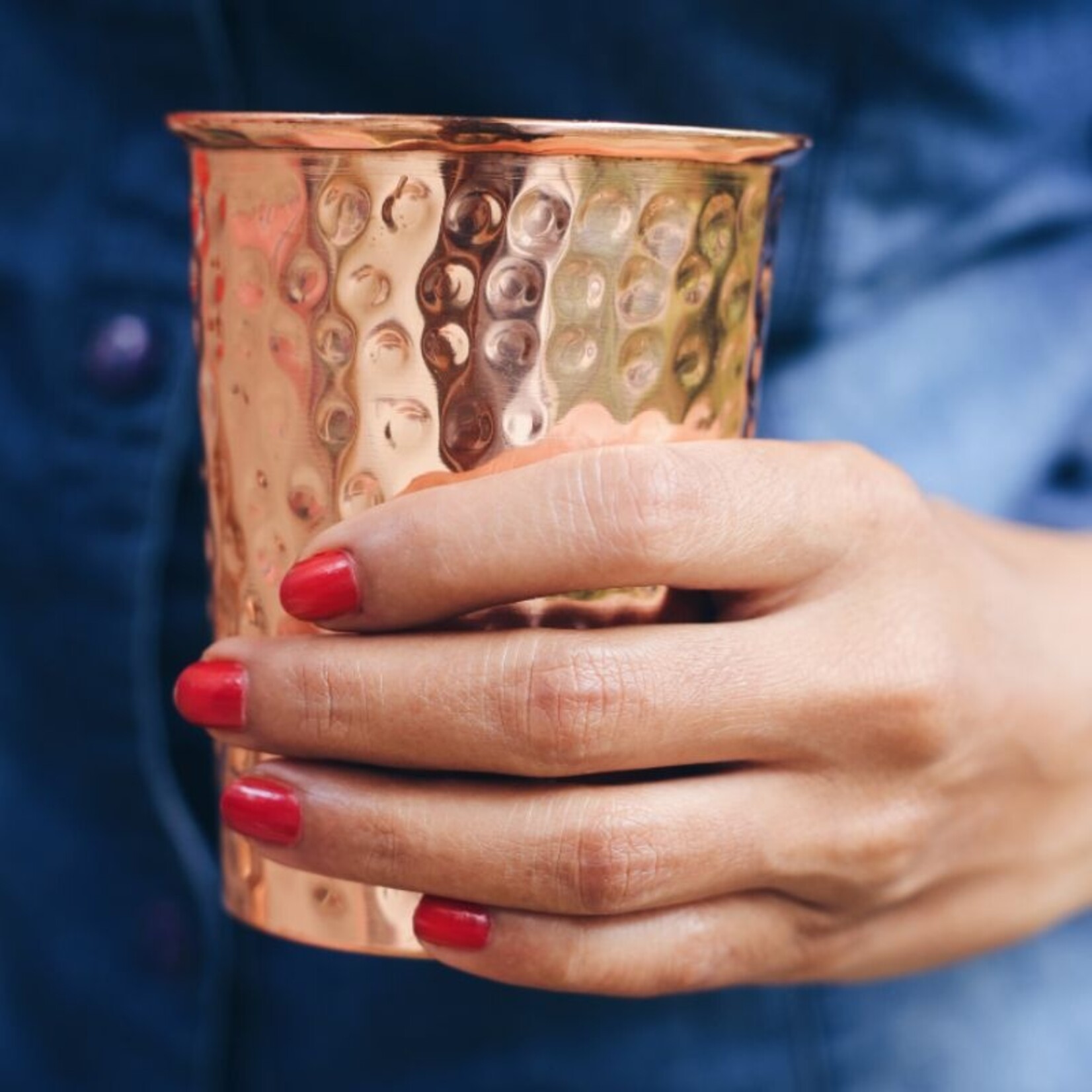 forrest & love forrest & love copper cup hammered