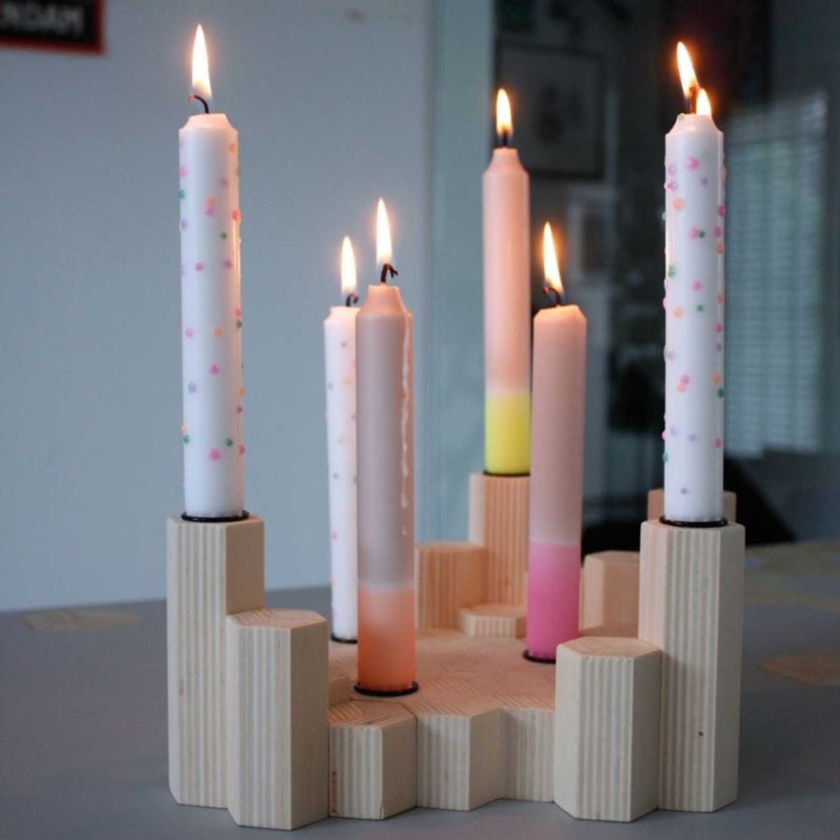 studio hamerhaai studio hamerhaai - candle holder medium