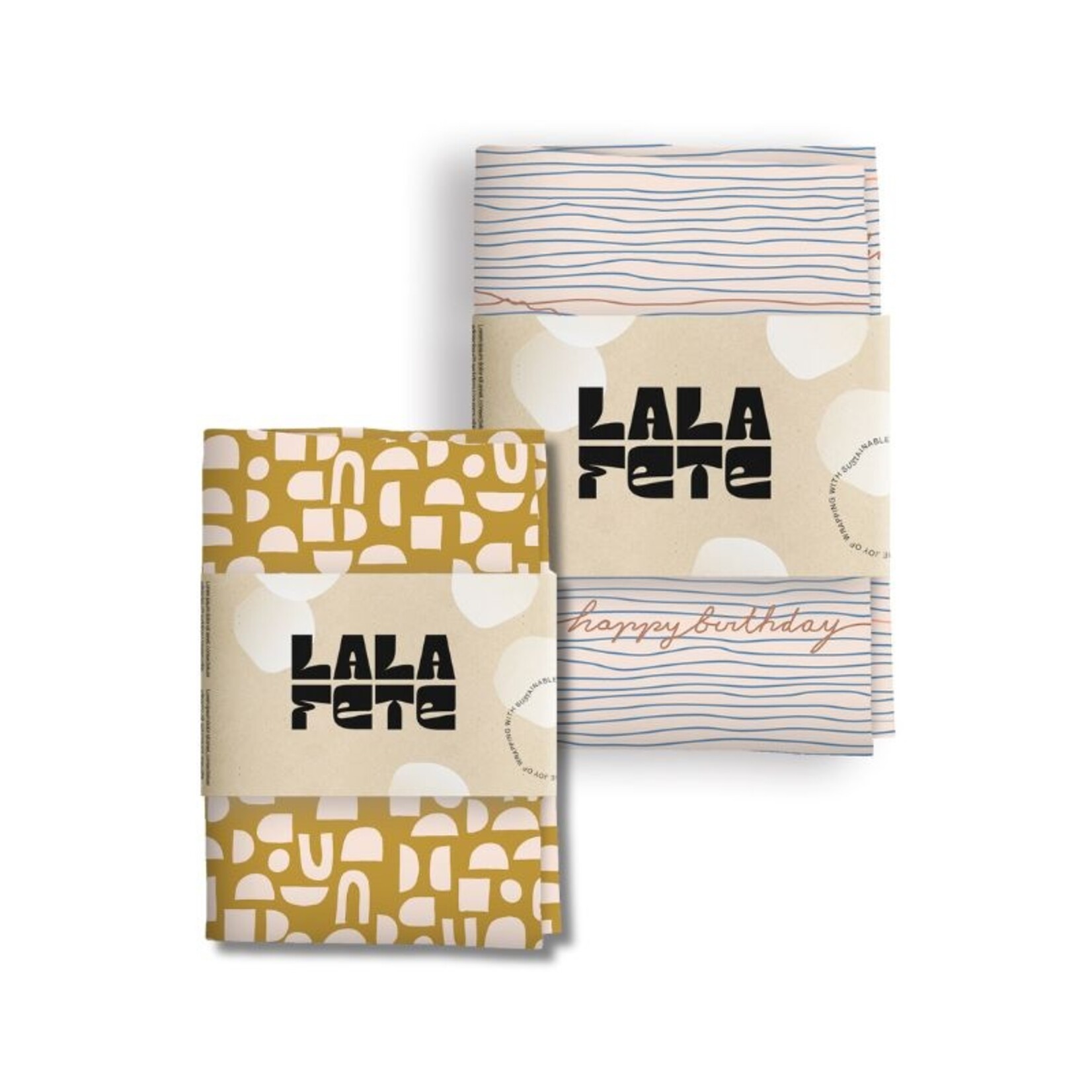 la la fete la la fete - wrappinng cloth - set party 50/70