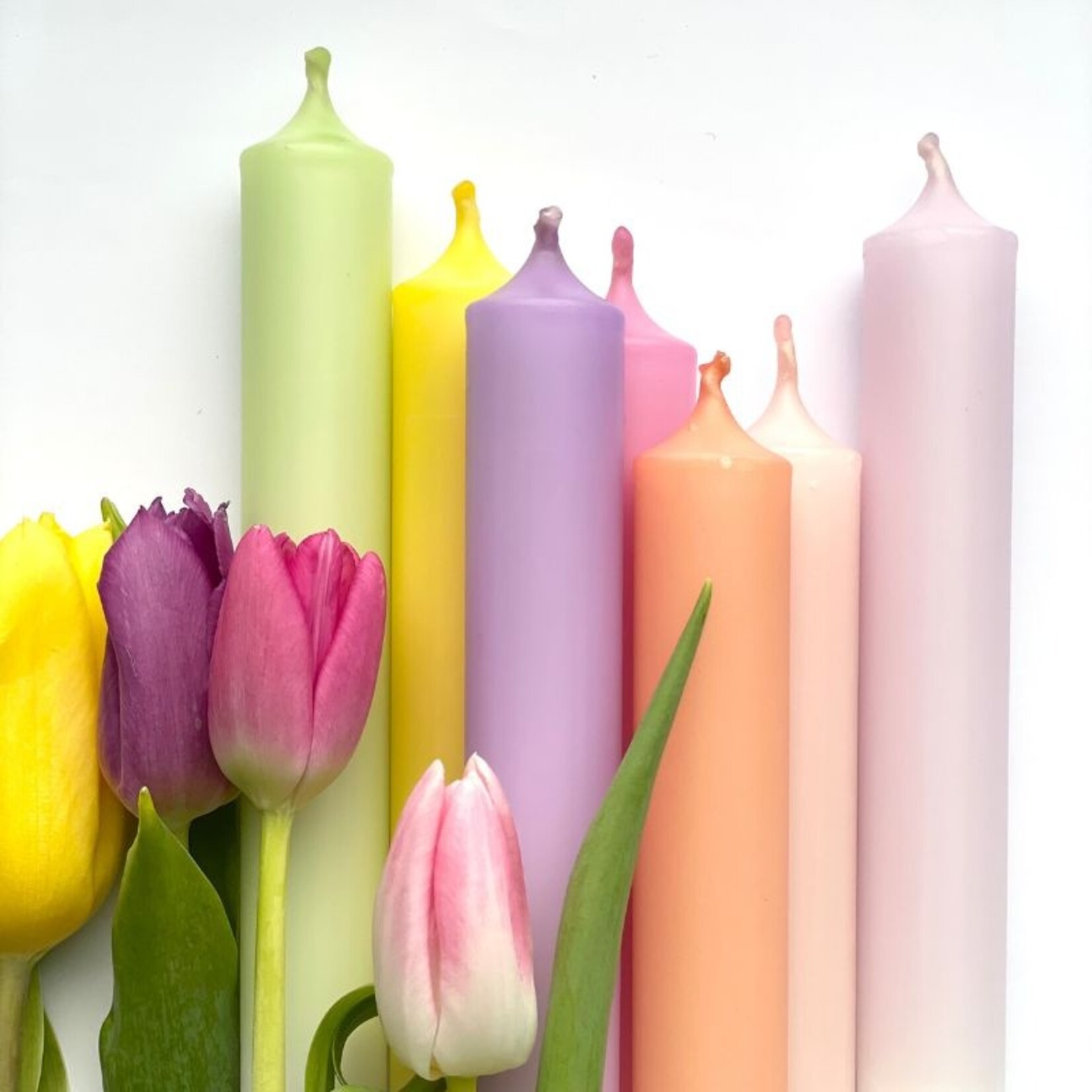 mo man tai mo man tai dip dye candle - spring/summer mix