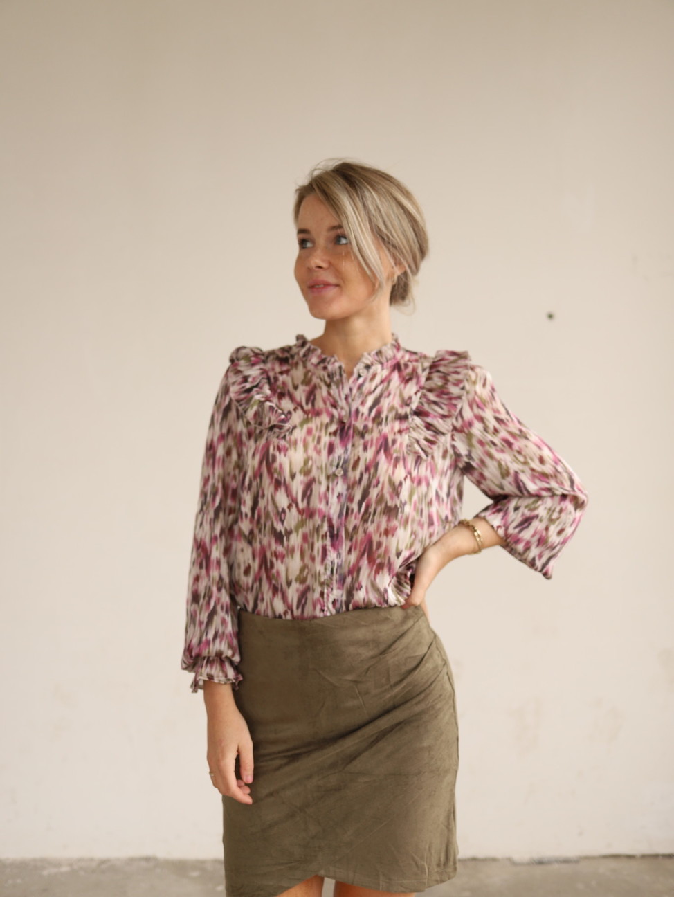 blouse quinty trustfull koffietijd vandaag