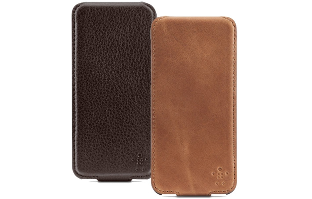 Belkin Cover/Pouch Leather Iphone 5 Smth Lt Brn
