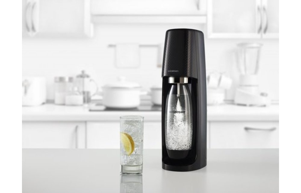 Sodastream Spirit Black Mega Pack (incl. 3 flessen + 60L CO2 cilinder)
