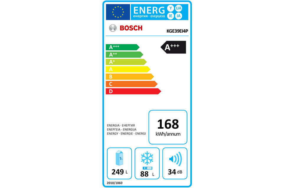 Bosch KGE39EI4P Koelvriescombinatie