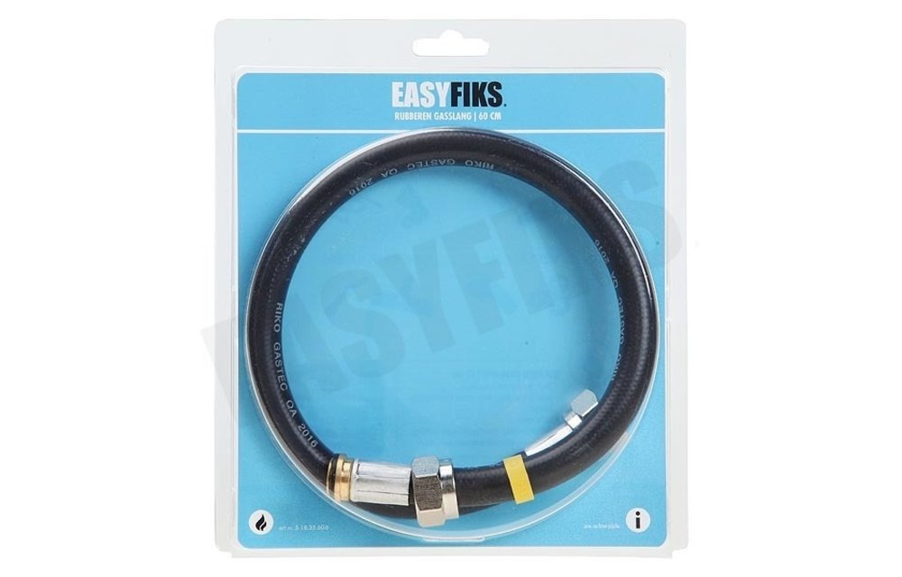Easyfiks Gasslang Rubber 60cm