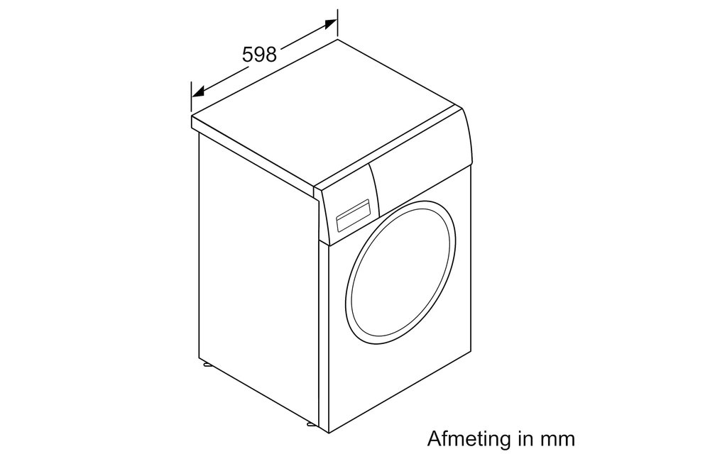 Bosch WIW24341EU Inbouw Wasmachine