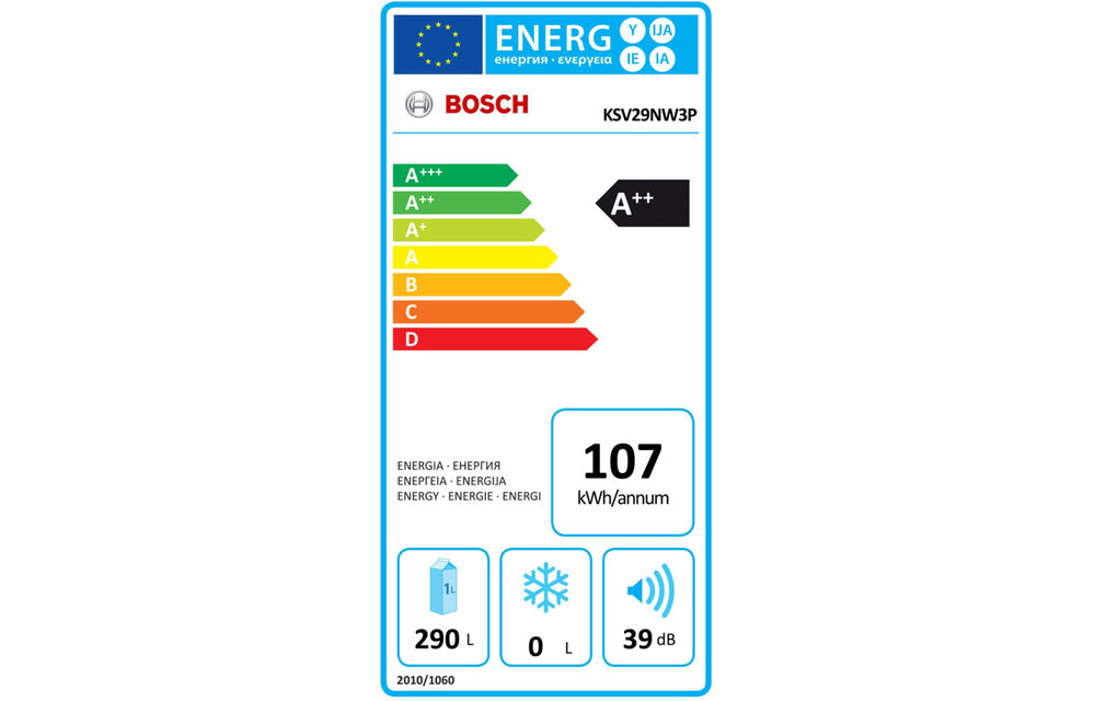 Bosch KSV29NW3P Koelkast