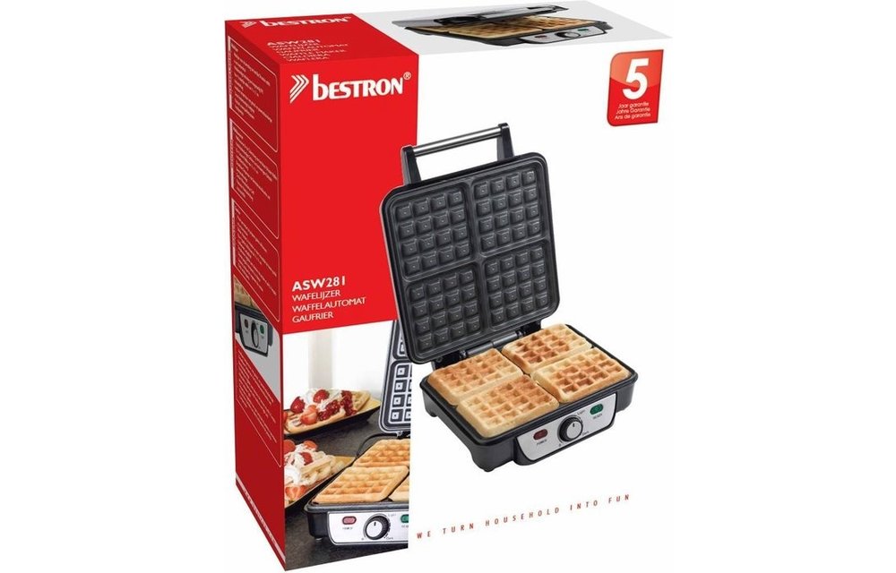 Bestron wafelijzer ASW281