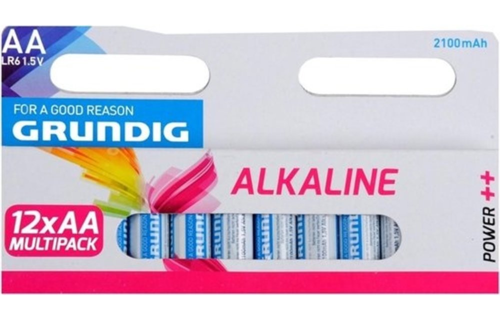 Grundig Alkaline Batterij AA 12pack