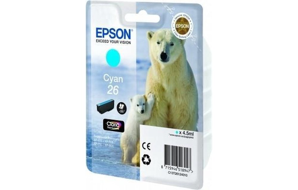Epson Inktcartridge 26 Cyan
