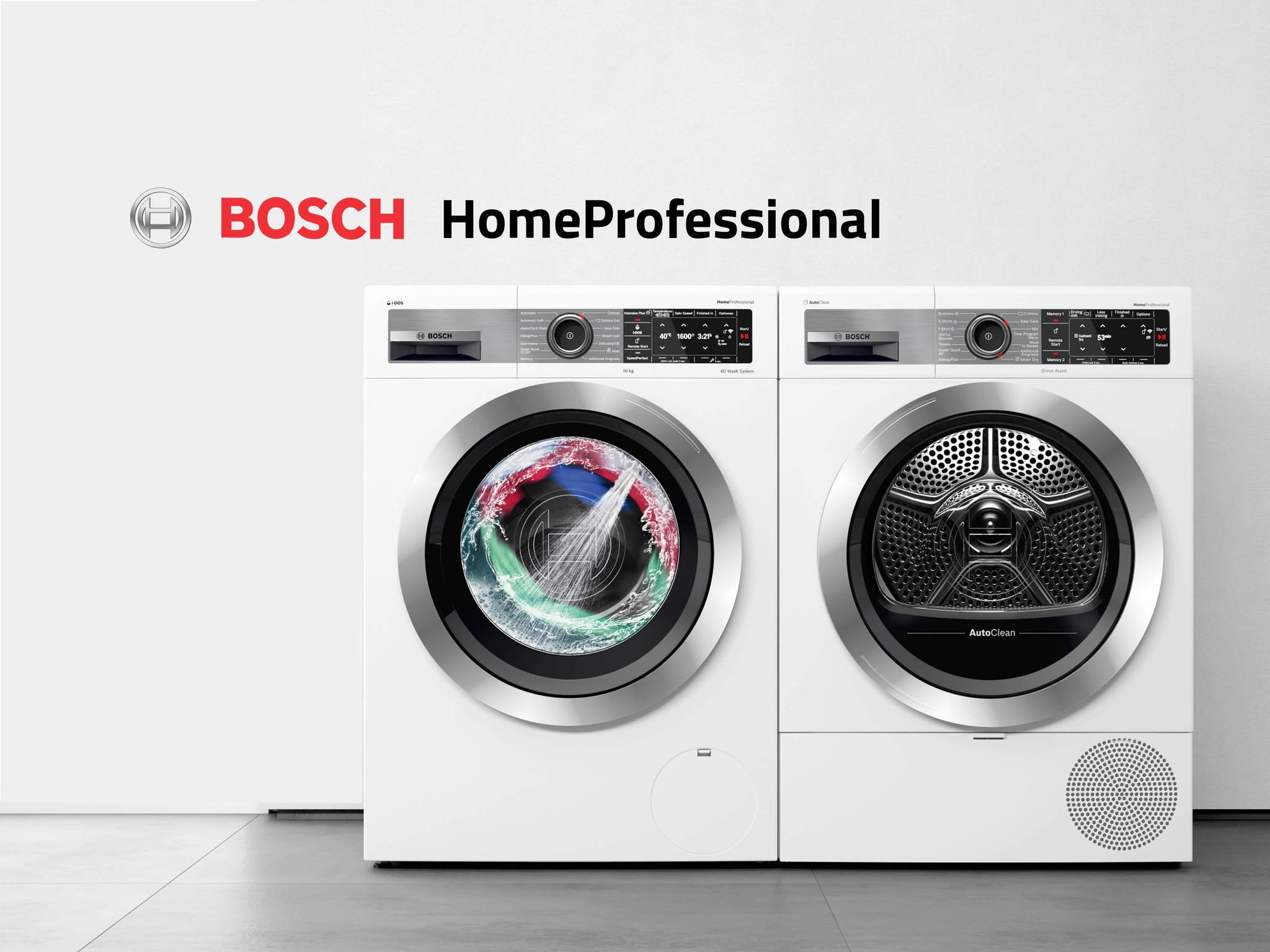 vergeven uitgehongerd afbreken Wassen en drogen met de Bosch HomeProfessional set - Obbink