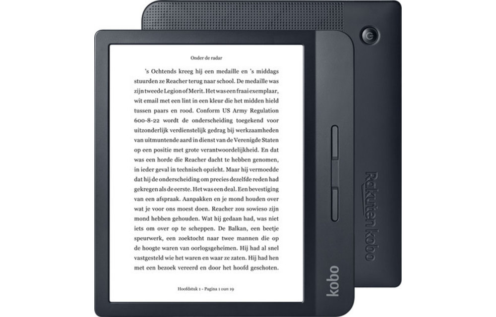Kobo Libra H20 E-Reader Zwart