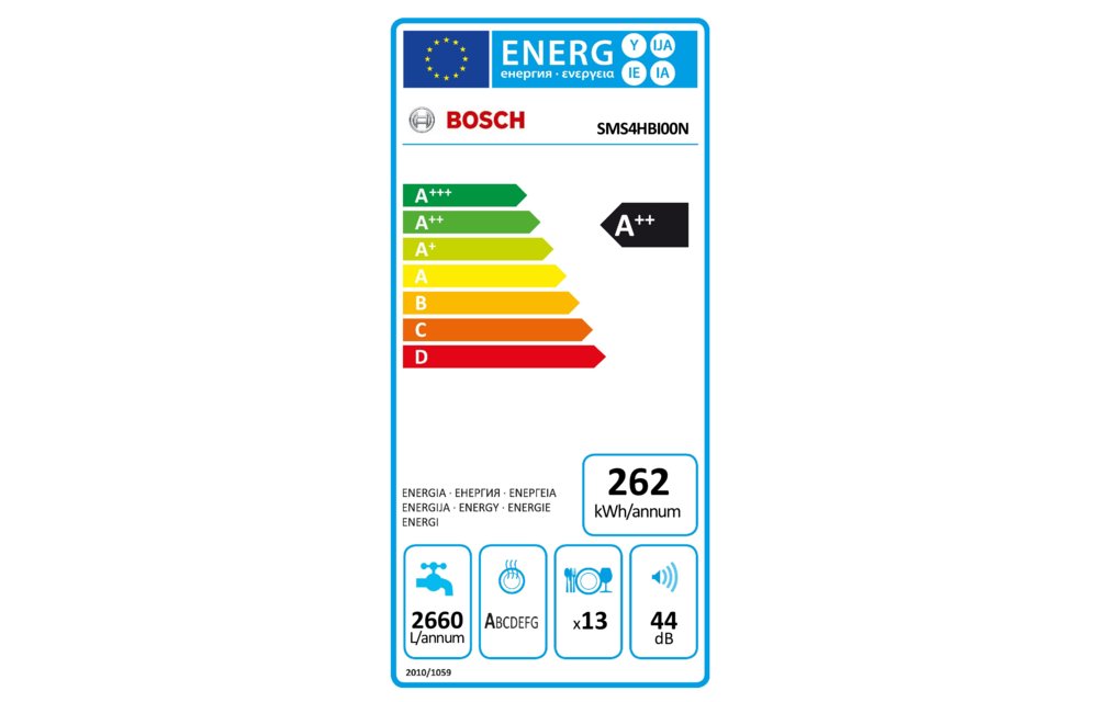 Bosch EXCLUSIV SMS4HBI00N - Vrijstaande vaatwasser