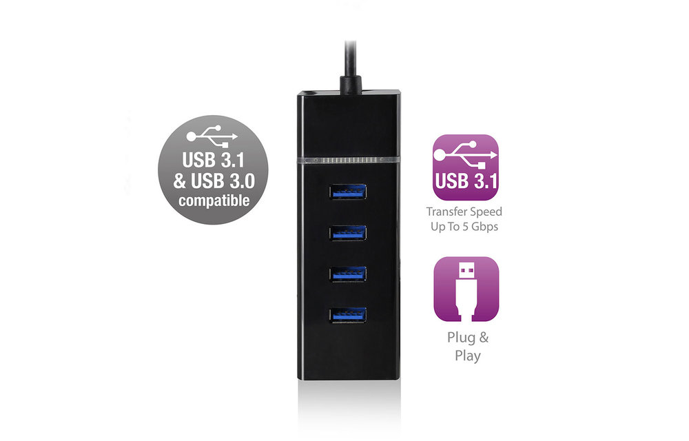 Ewent EW1133 USB 3.1 Hub