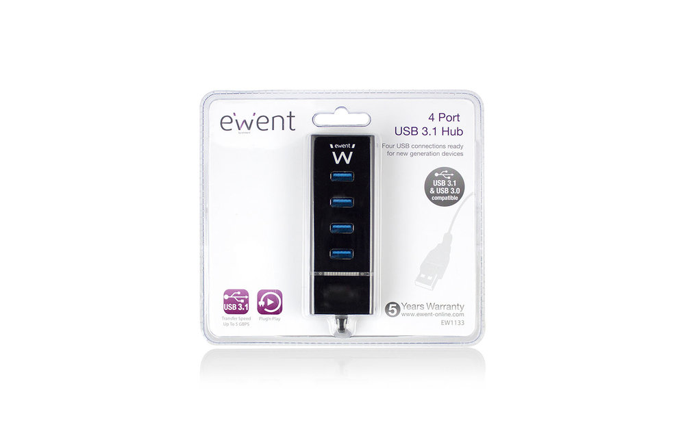 Ewent EW1133 USB 3.1 Hub