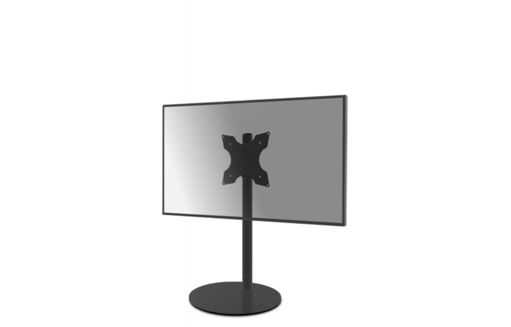 Cavus Voet 53cm rond zwart staal