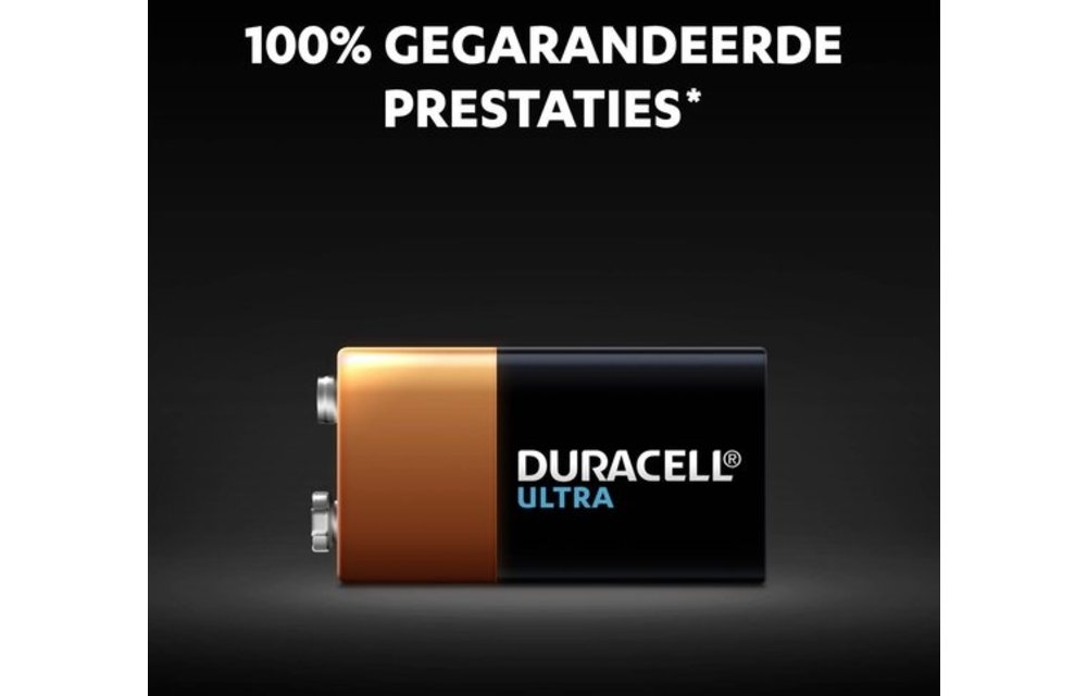 Duracell Batterij Ultra Power Alkaline 9V MX1604
