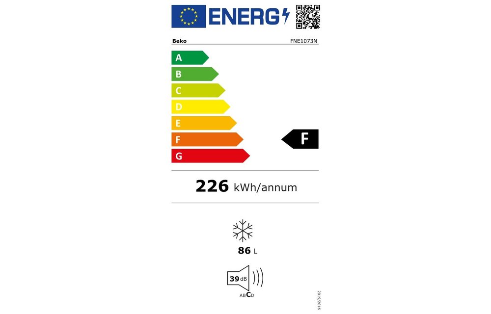 Beko FNE1073N Tafelmodel vriezer