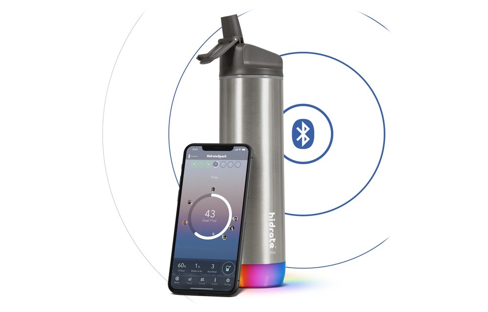 Hidrate Spark Steel Straw Brushed Stainless Steel (620 ML.)