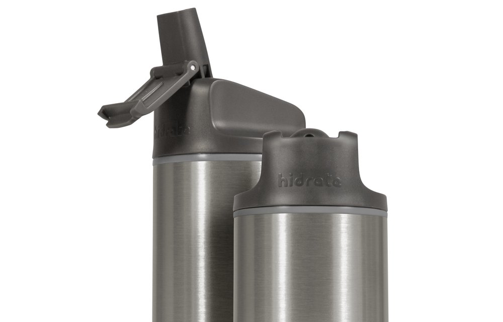 Hidrate Spark Steel Straw Brushed Stainless Steel (620 ML.)