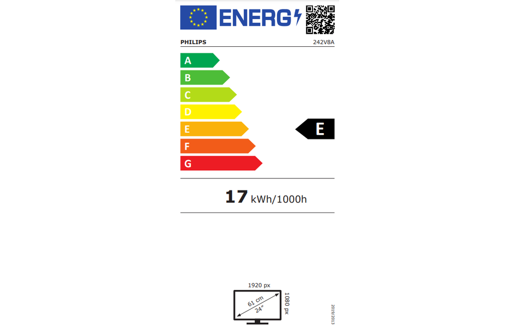 Philips 242V8A(23.8 inch) - Monitor