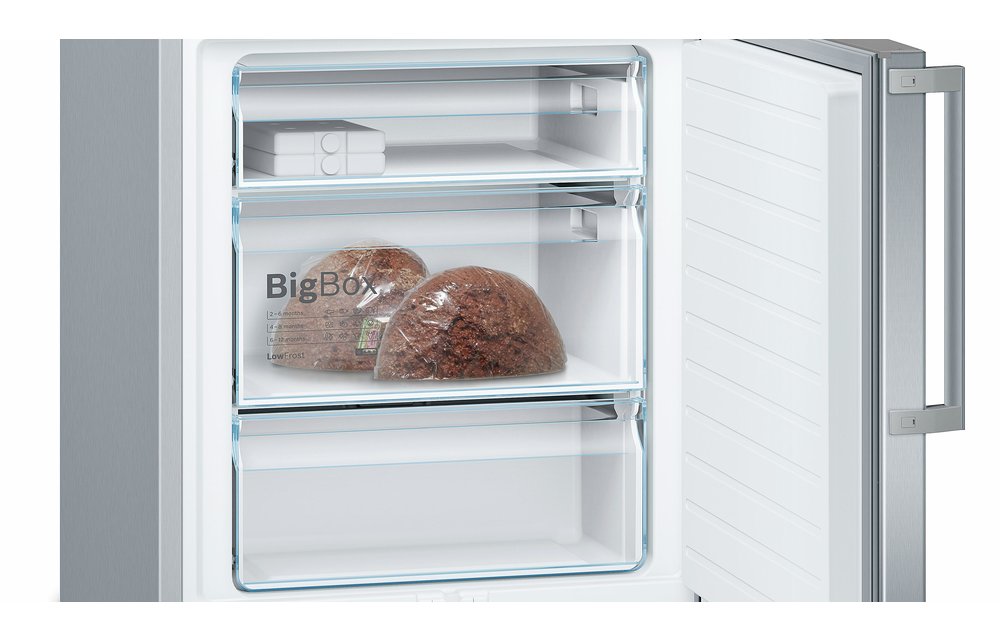 Bosch KGE49EICP Vrijstaande XXL koel-vriescombinatie