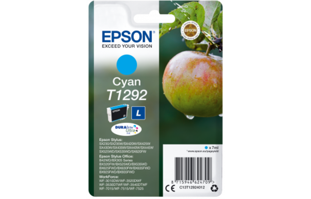 Epson Inktcartridge 12 Cyan