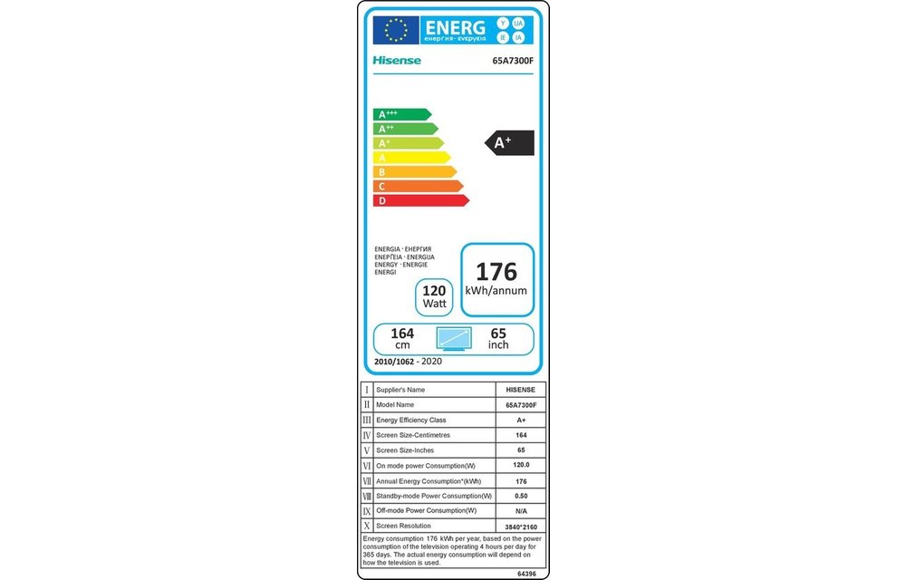 Hisense 65A7300F - 65 inch Led tv