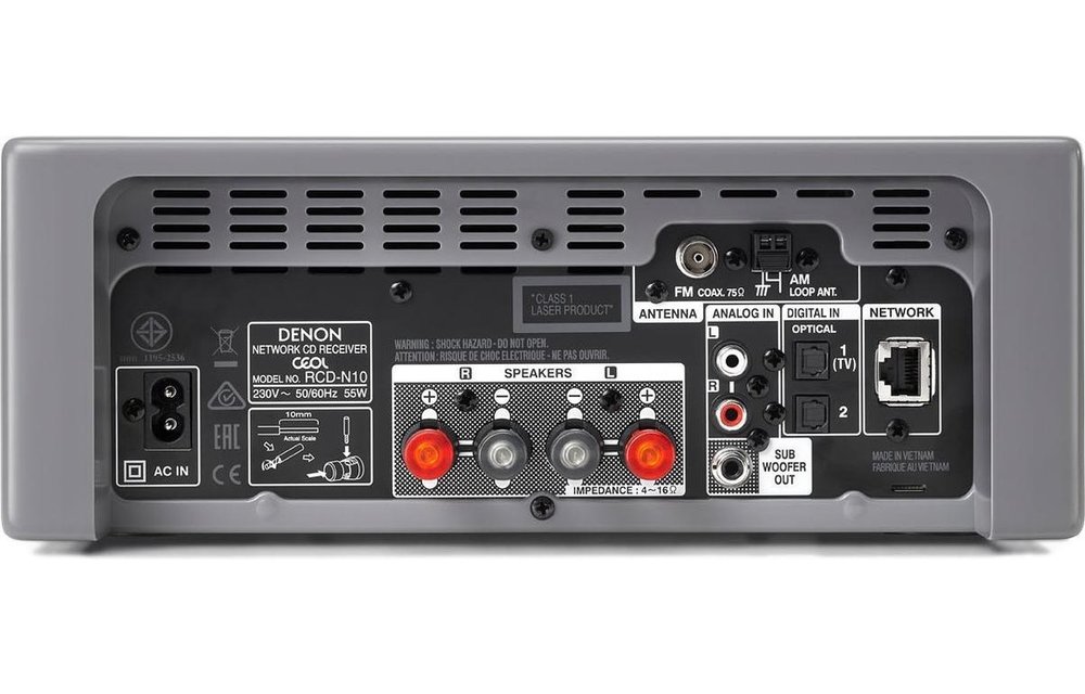 Denon CEOL RCD-N10 Grijs - Receiver