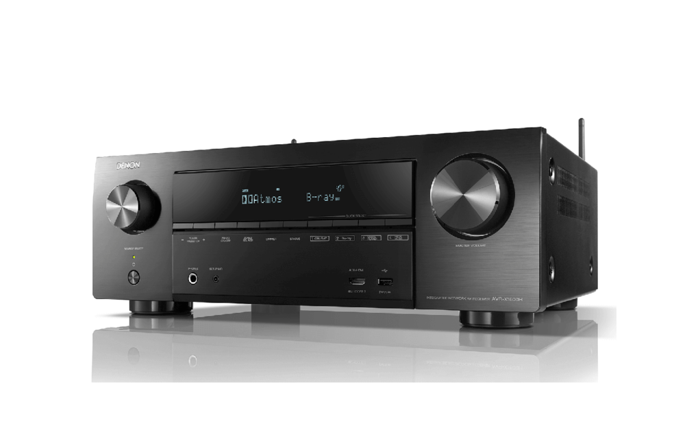 Denon AVR-X1600H DAB Receiver Zwart