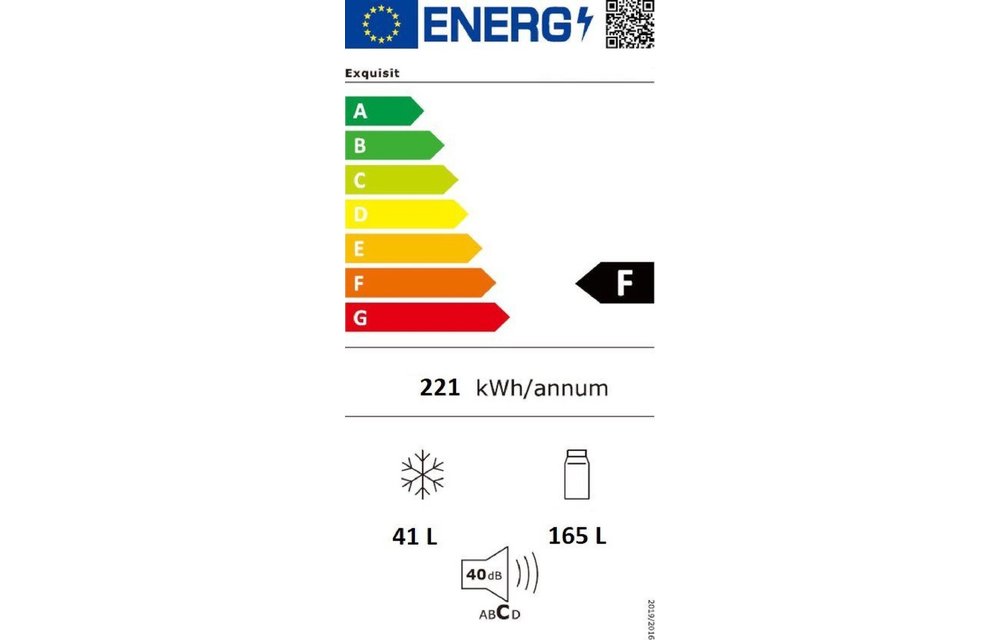 Exquisit KGC270-45-040FW Koel-vriescombinatie