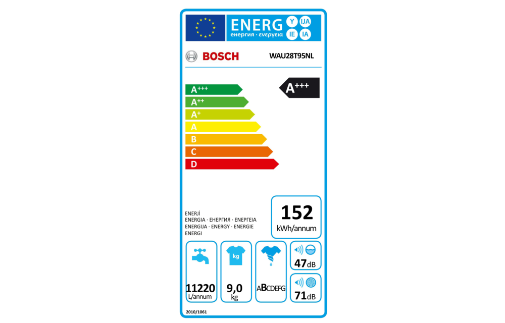 Bosch EXCLUSIV WAU28T95NL - Wasmachine
