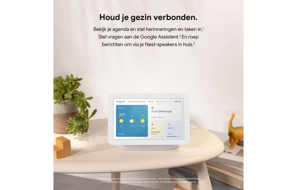 Google Nest Hub 2 Charcoal - Smart Home systeem