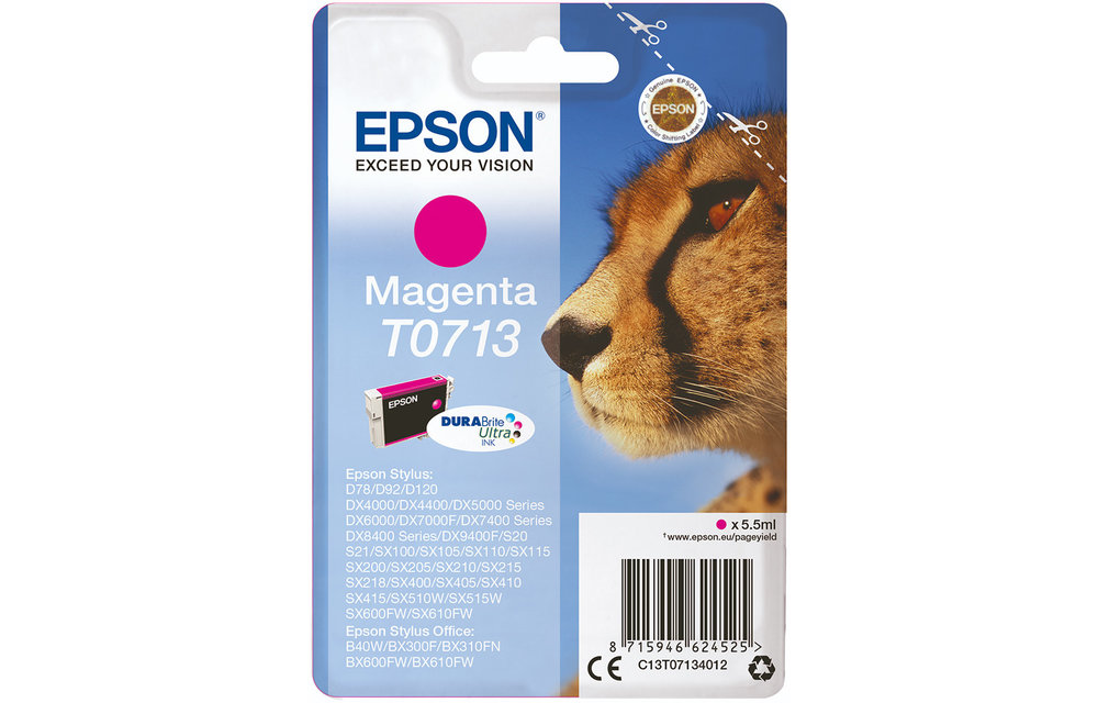 Epson Inktcartridge T0713 Magenta