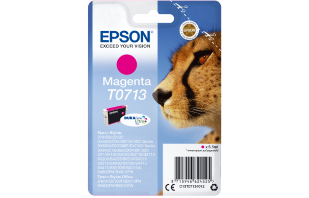 Epson Inktcartridge T0713 Magenta