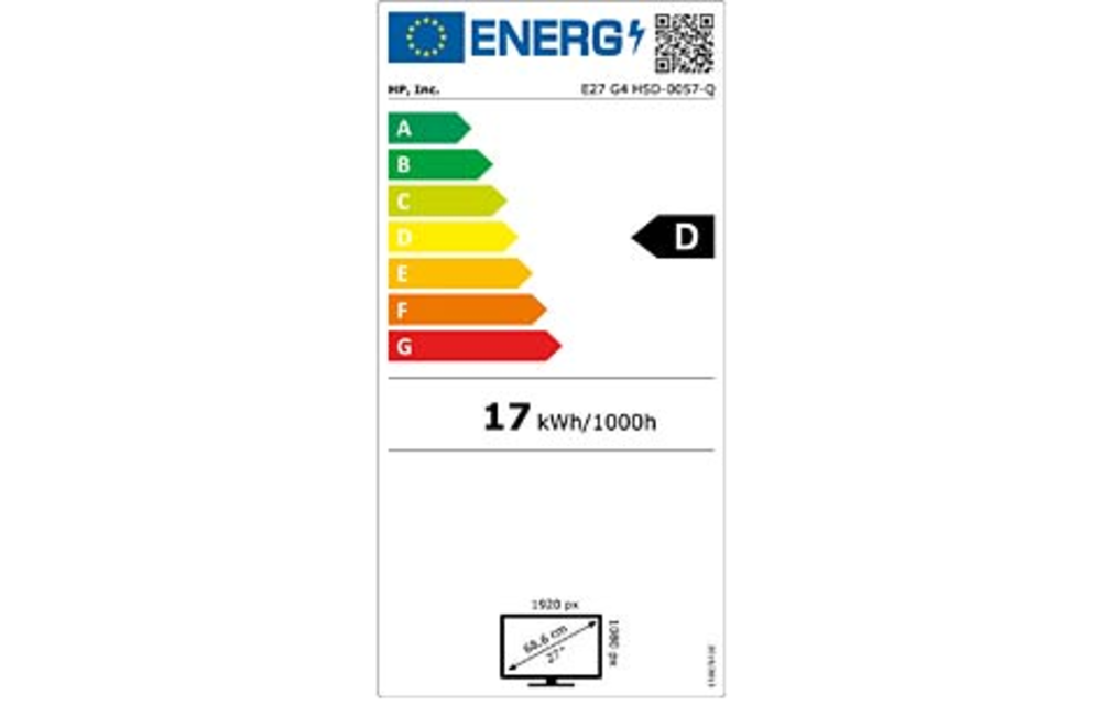 HP E27G427 inch - Monitor
