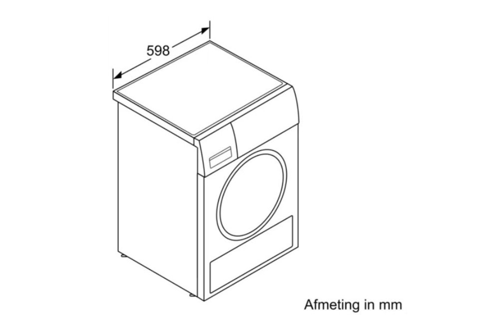 Bosch EXCLUSIV WTXH8E90NL Warmtepompdroger