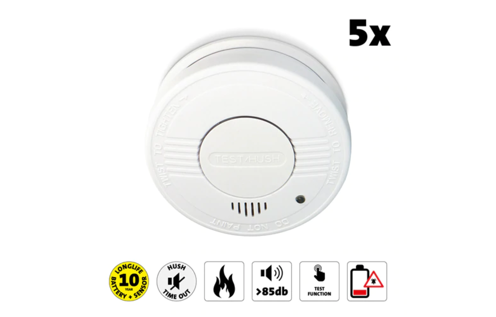 Alecto SA-18 Rookmelder (5 Pack)