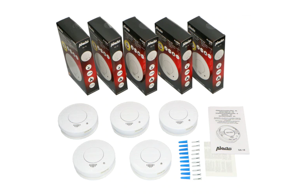 Alecto SA-18 Rookmelder (5 Pack)