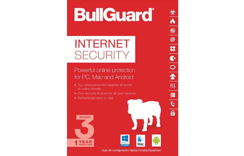 BullGuard Internet Security 3 Device 1 jaar