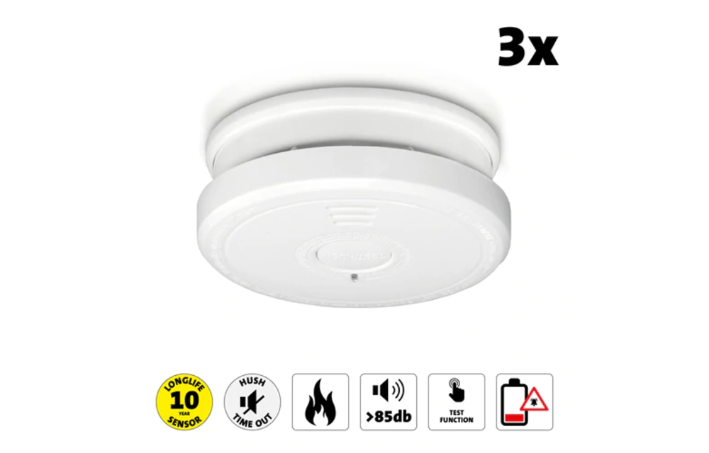 Alecto SA-20-3 Rookmelder (3 Pack)