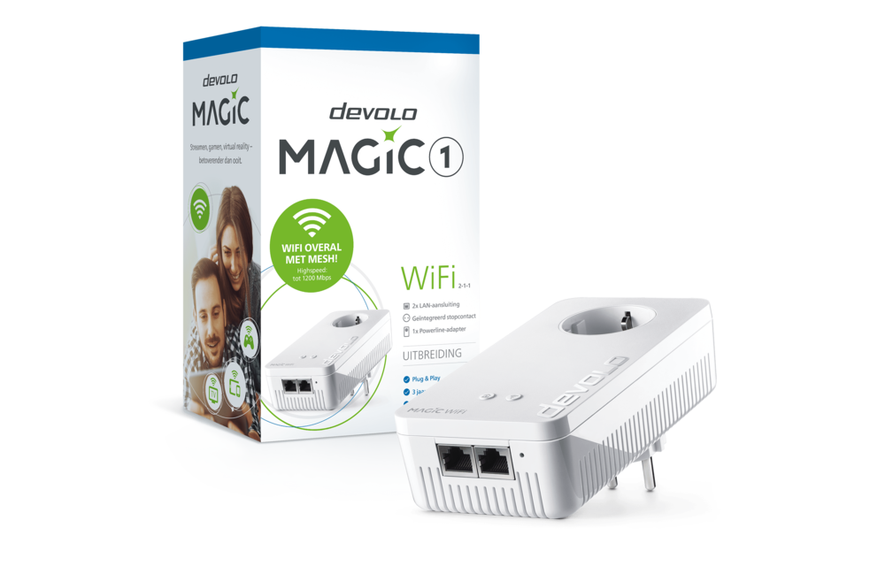 Devolo 8356 Magic 1 WiFi Adapter (uitbreiding) - Powerline adapter
