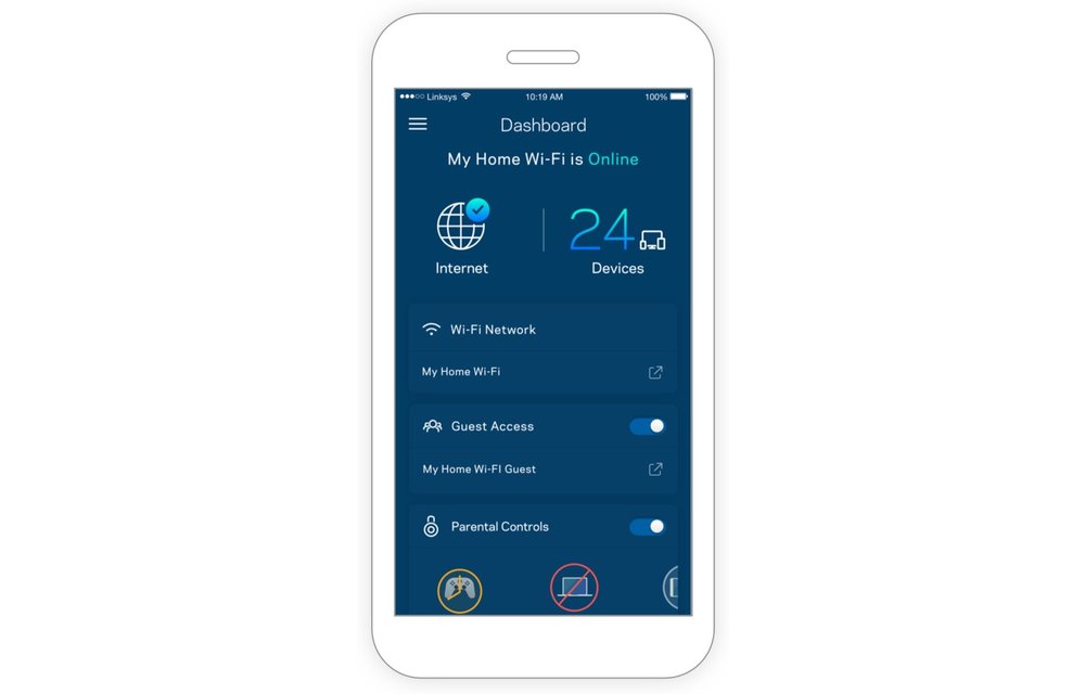 Linksys WHW0102 VELOP Whole Home Mesh Wi-Fi System - Router