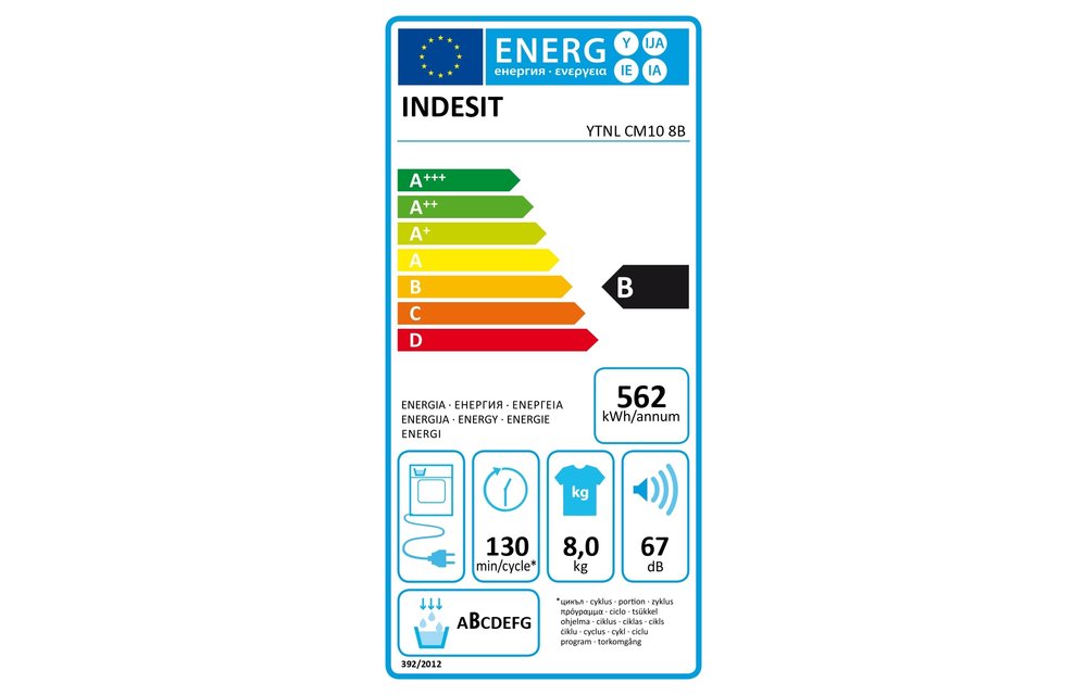 Indesit YTNL CM10 8B - Condensdroger