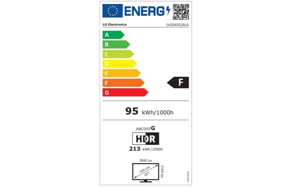 LG OLED65G26LA - 65 inch - OLED TV